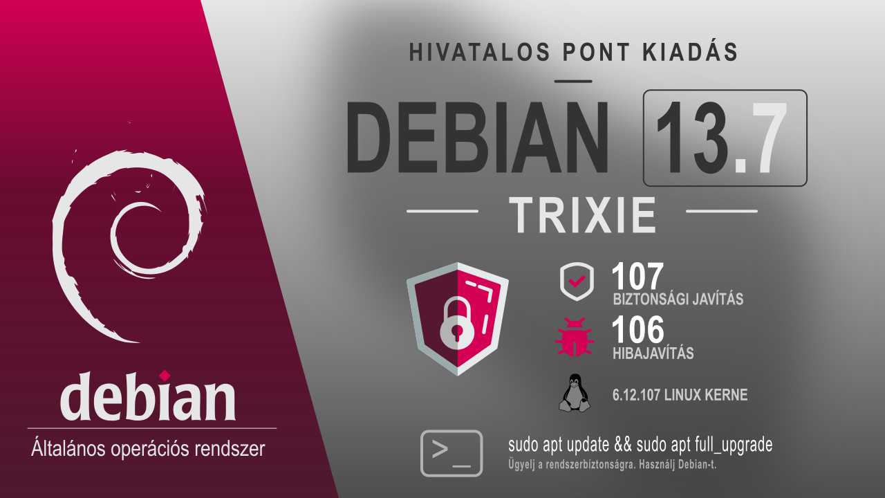 Debian GNU/Linux 13.7 - trixie